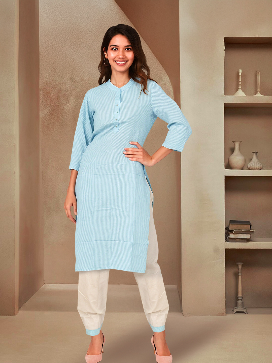 Picture of Simple Serenity Effortless Comfort Kurta with Pant Set